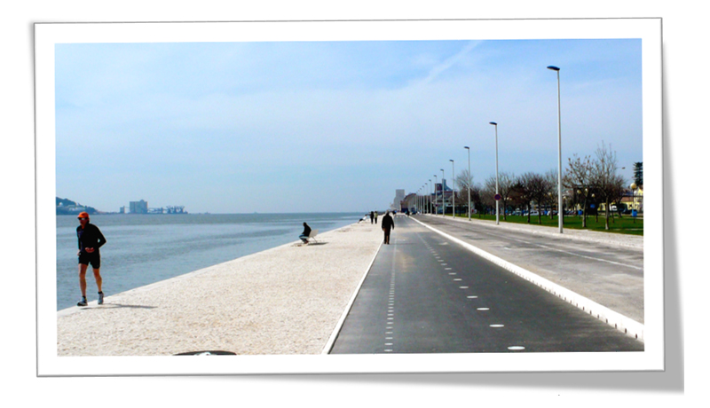 Lisbon bike path